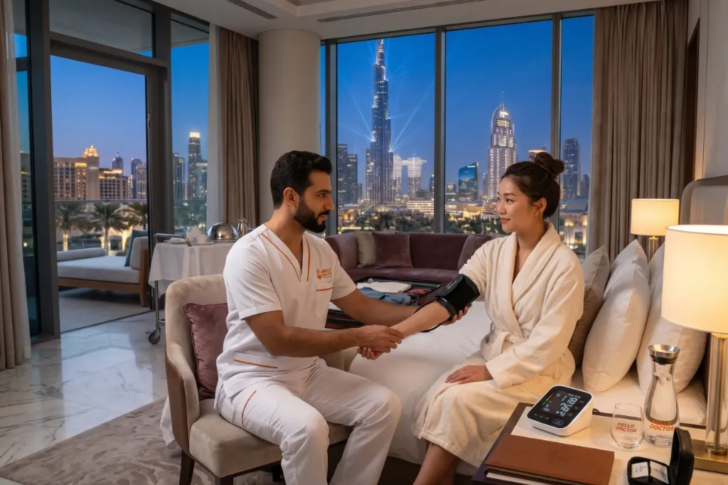 Doctor at Hotel Dubai | In-Room GP Visits