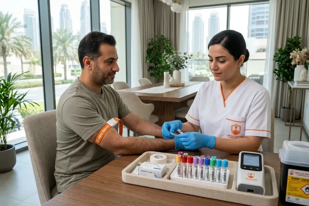 Lab Test at Home Dubai | Blood Tests & Home Sample Collection